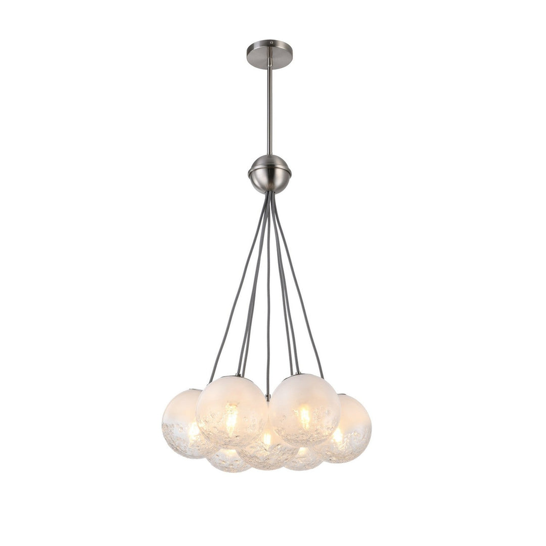 Artcraft Canada - AC12247SN - Seven Light Lantern - Moonlight - Satin Nickel