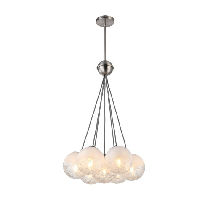 Artcraft Canada - AC12247SN - Seven Light Lantern - Moonlight - Satin Nickel