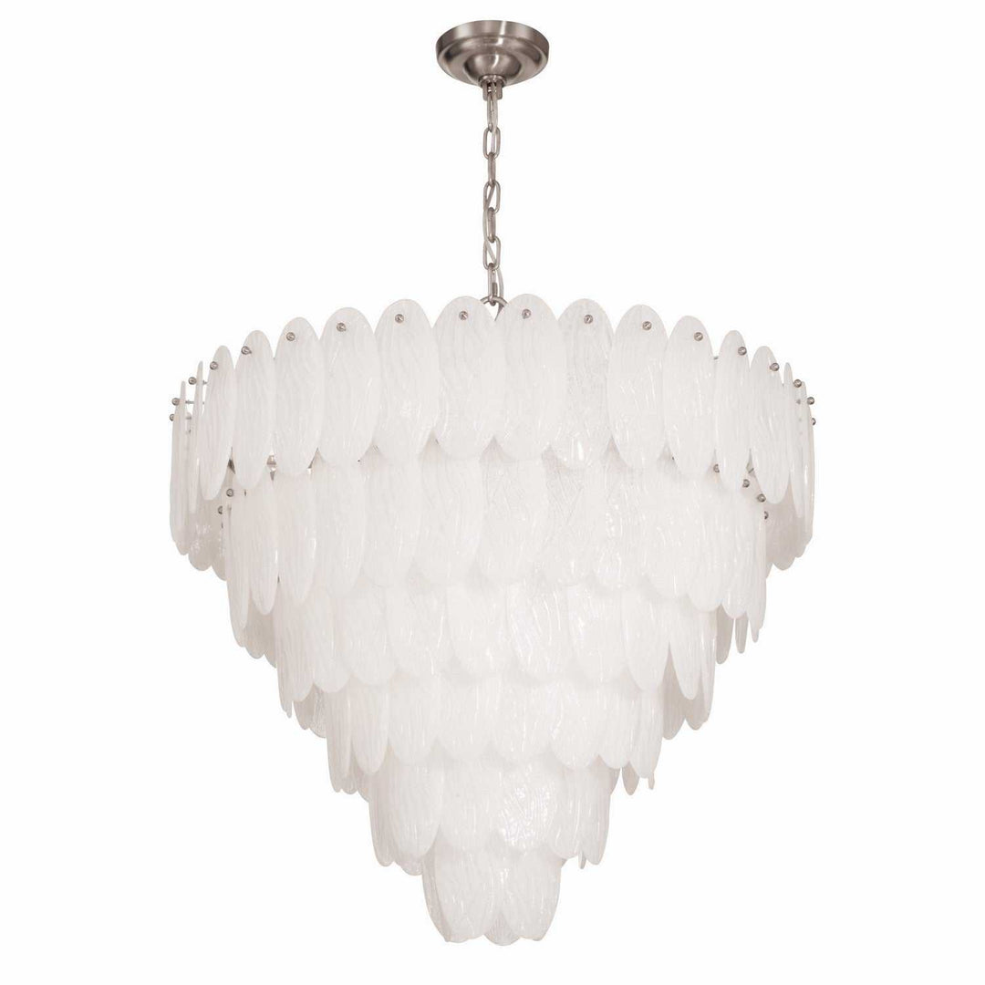 Serena 25 Light Chandelier in Satin Nickel Artcraft Canada