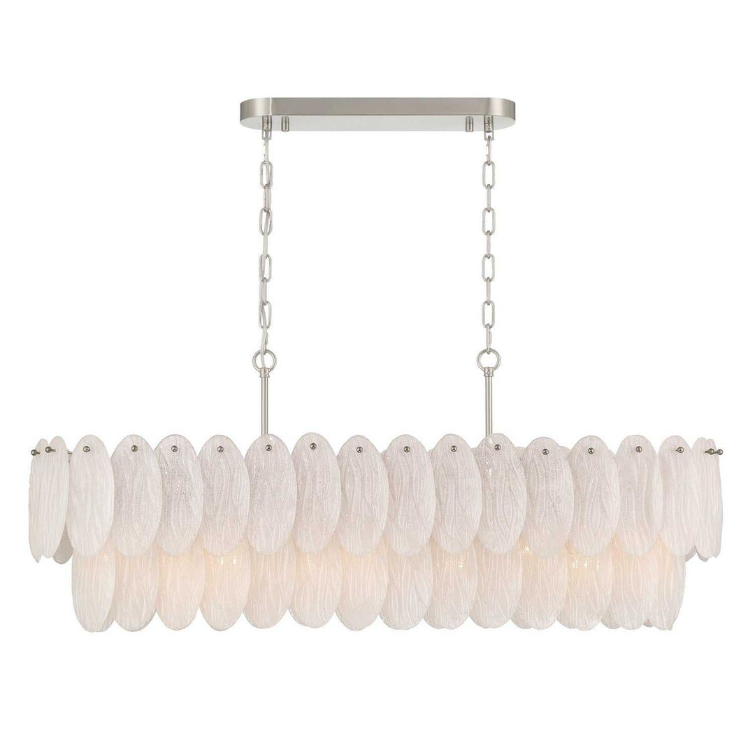 Artcraft Canada - AC12264SN - Nine Light Island Chandelier - Serena - Satin Nickel