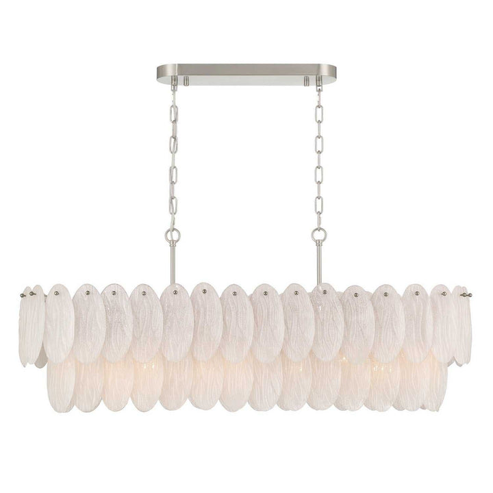 Artcraft Canada - AC12264SN - Nine Light Island Chandelier - Serena - Satin Nickel