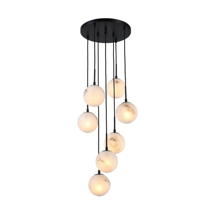 Artcraft Canada - AC12287BK - Seven Light Lantern - Nightfall - Black