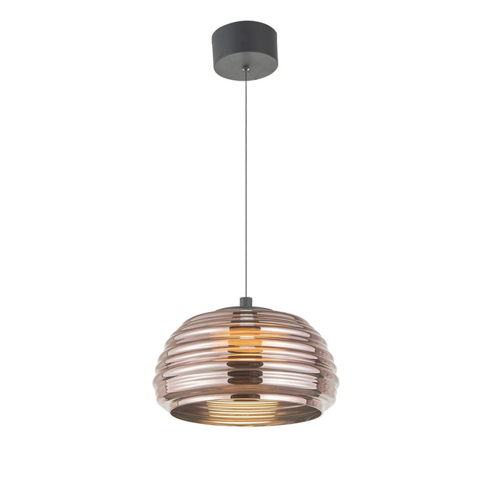 Artcraft Canada - AC5010EC - LED Pendant - Haze - Black/Espresso Copper