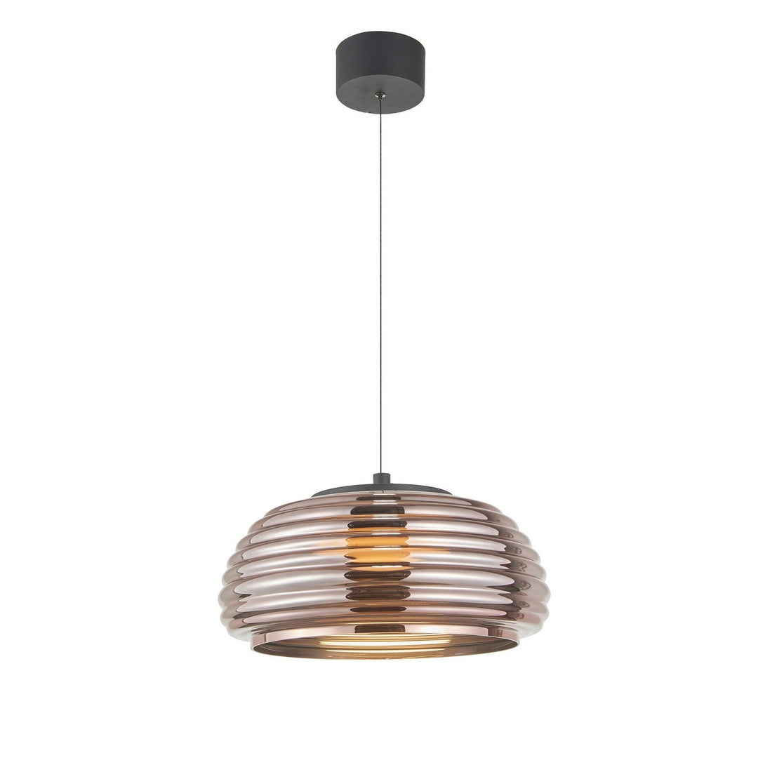 Artcraft Canada - AC5011EC - LED Pendant - Haze - Black/Espresso Copper