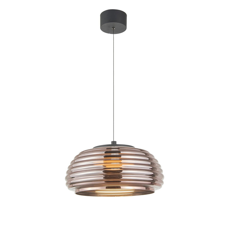 Artcraft Canada - AC5011EC - LED Pendant - Haze - Black/Espresso Copper