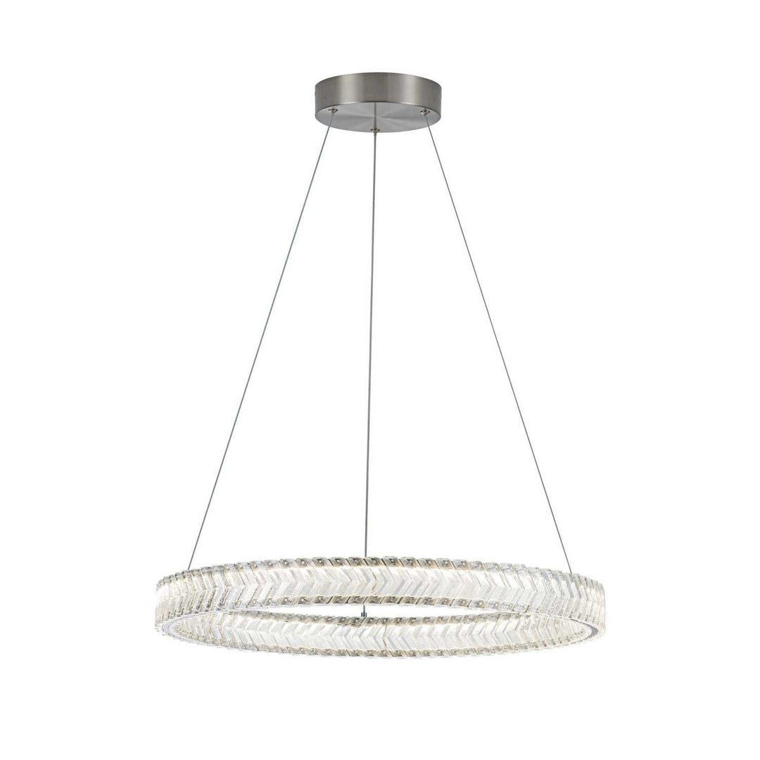 Artcraft Canada - AC5051BN - LED Pendant - Chevron - Brushed Nickel