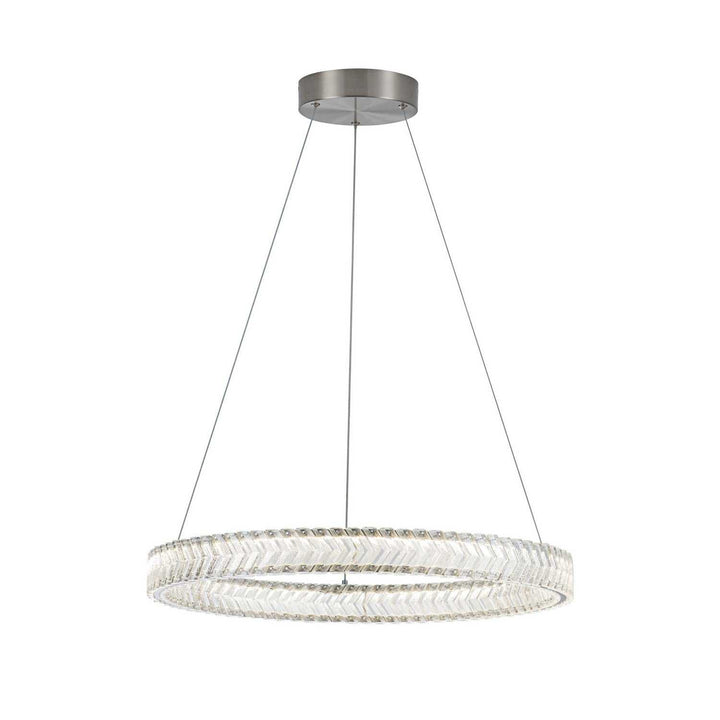 Artcraft Canada - AC5051BN - LED Pendant - Chevron - Brushed Nickel