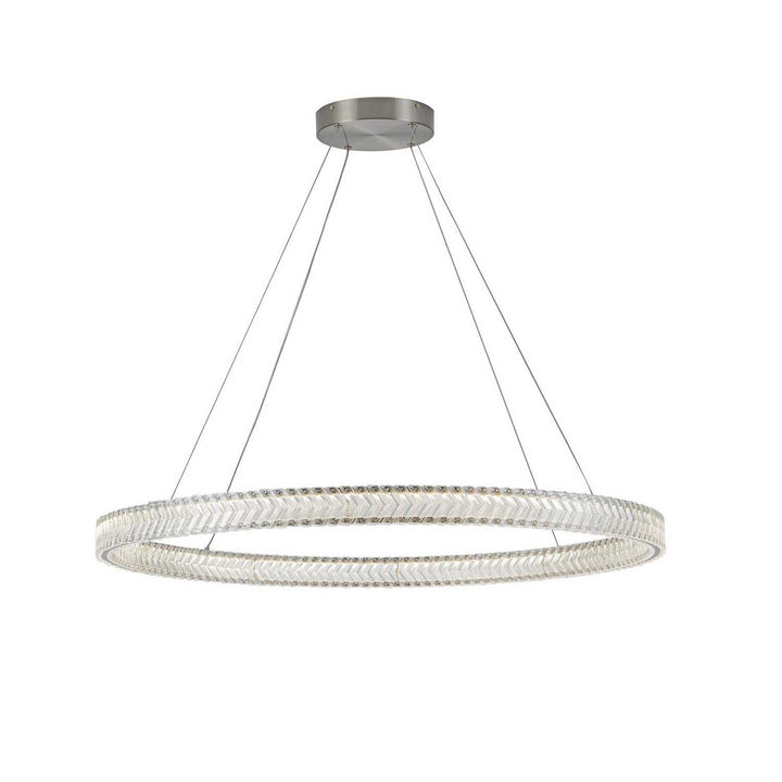 Artcraft Canada - AC5053BN - LED Pendant - Chevron - Brushed Nickel