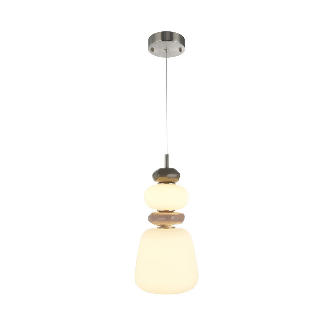 Artcraft Canada - AC5071SN - LED Pendant - Strata - Satin Nickel