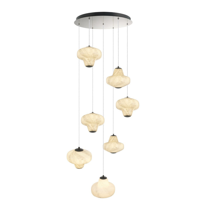 Artcraft Canada - AC5087GR - LED Chandelier - Solara - Graphite