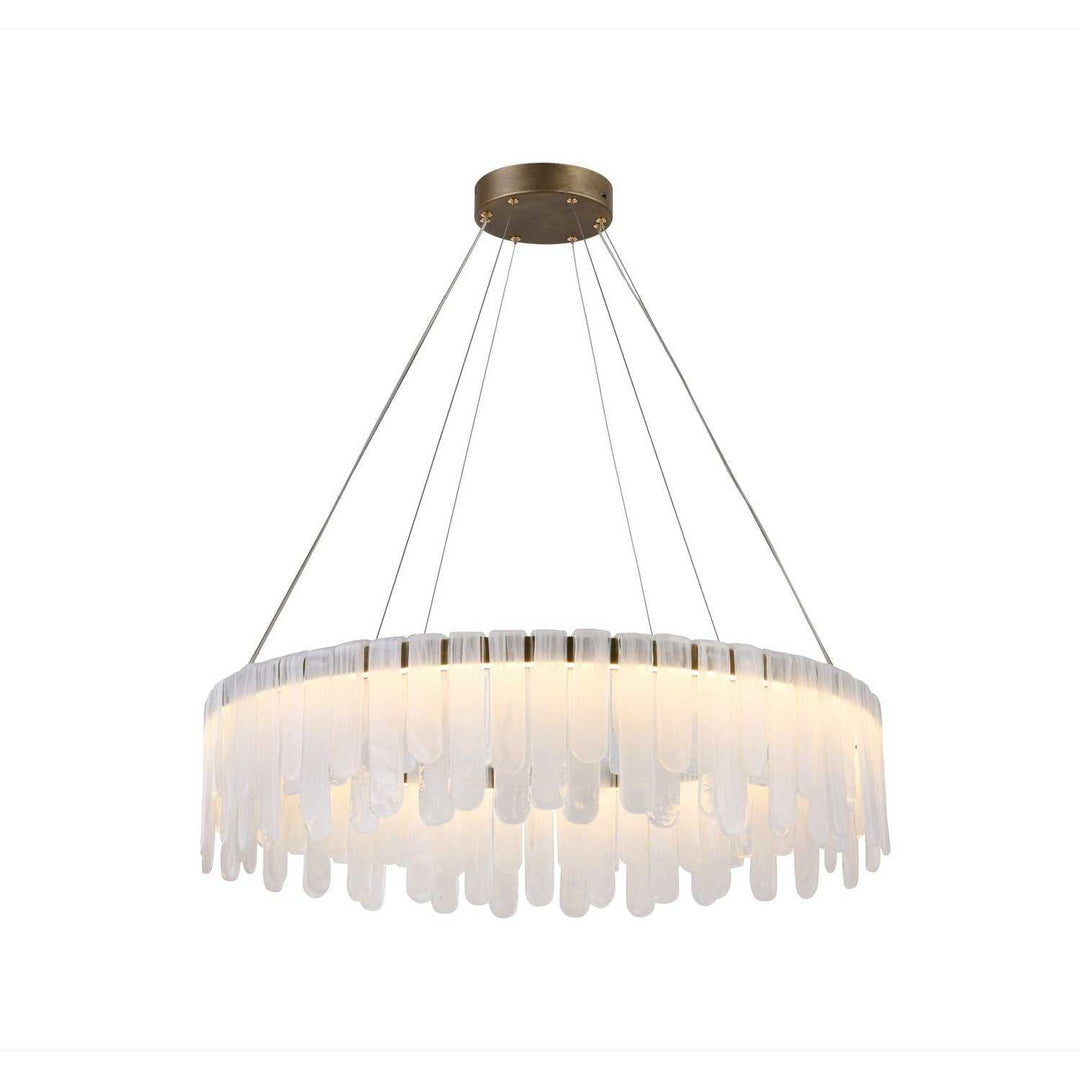 Roselle LED Lantern in Legacy Brass Artcraft Canada