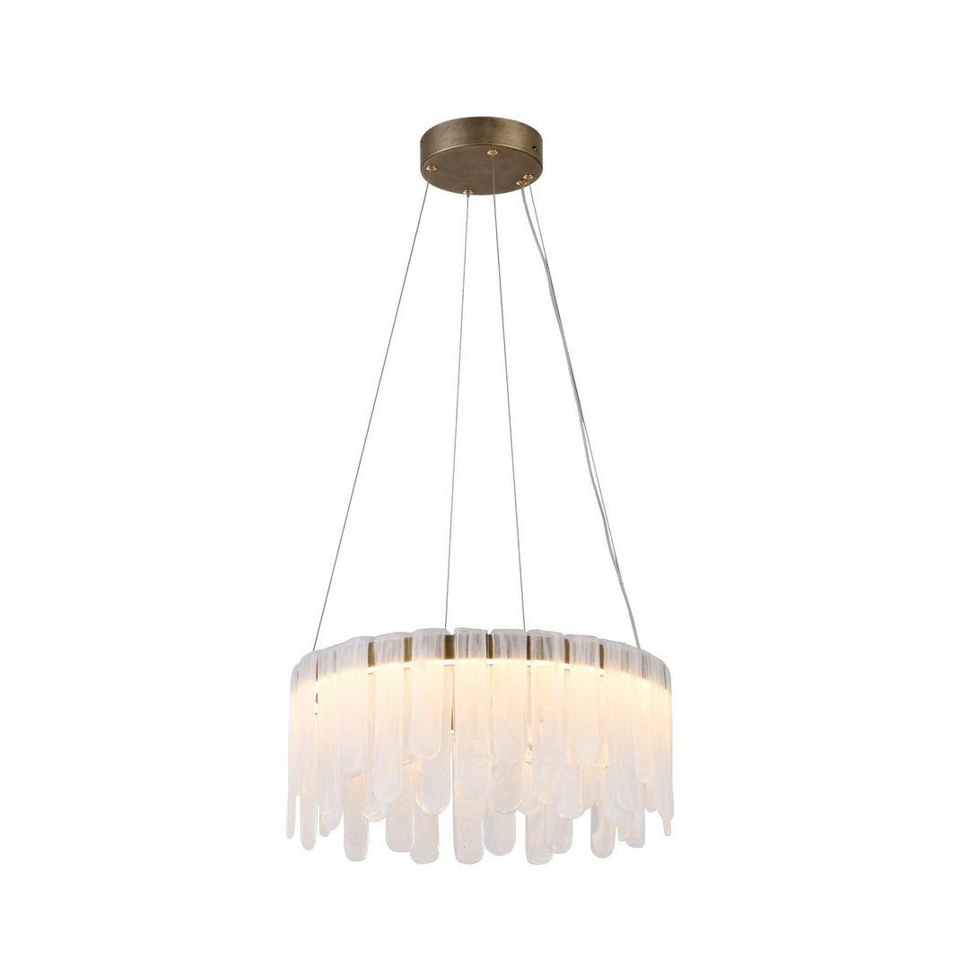 Roselle LED Lantern in Legacy Brass Artcraft Canada