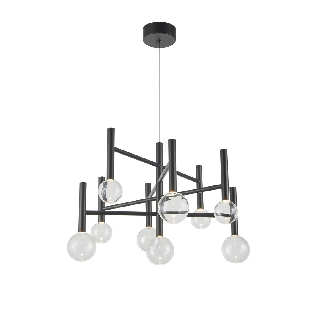 Terra LED Chandelier in Black Artcraft Canada