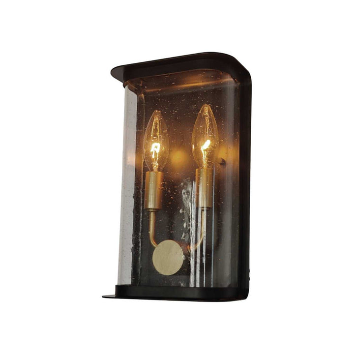 Artcraft Canada - AC8970BK - Two Light Outdoor Lantern - Stonegate - Black