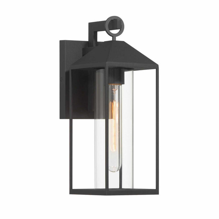 Portside One Light Outdoor Lantern in Black Artcraft Canada