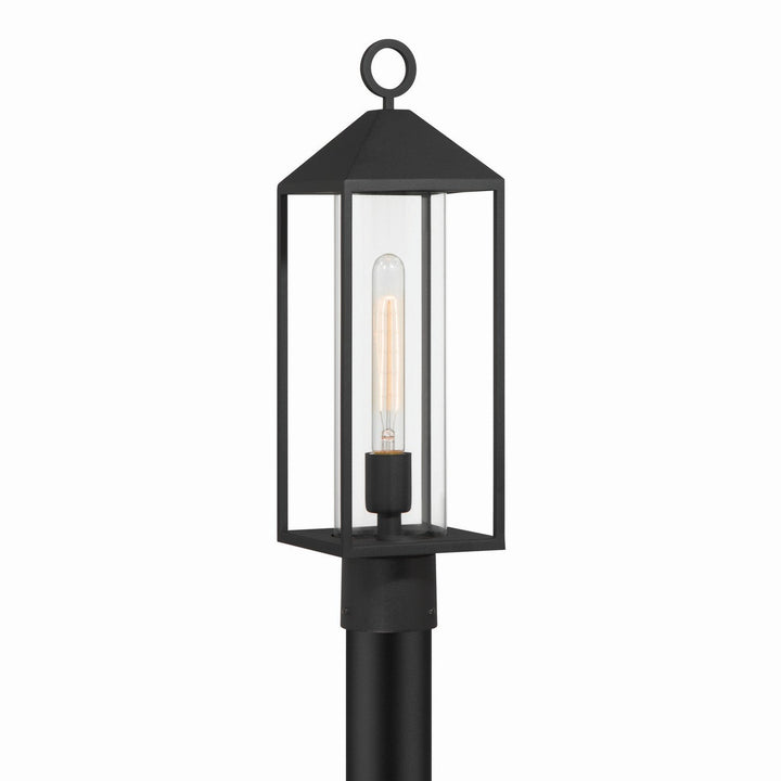 Artcraft Canada - AC8983BK - One Light Outdoor Post Mount - Portside - Black
