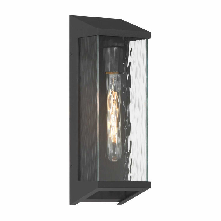 Azure One Light Outdoor Lantern in Black Artcraft Canada