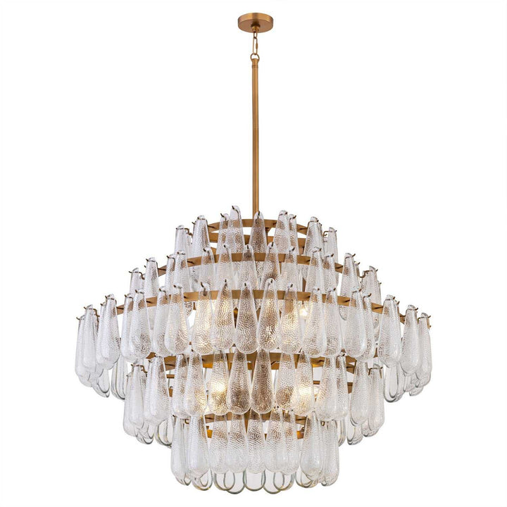 Vionne Eight Light Pendant in Legacy Brass Minka-Lavery