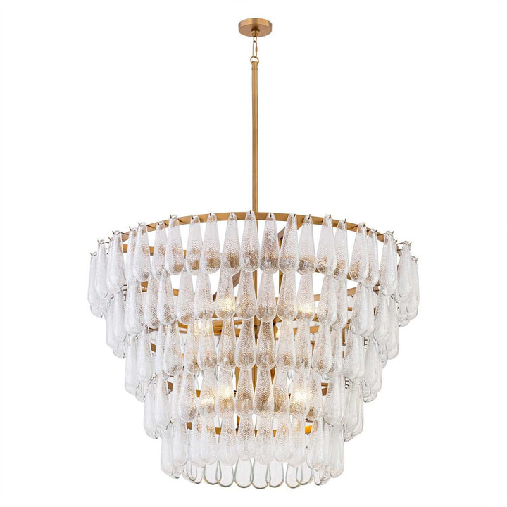 Vionne Eight Light Pendant in Legacy Brass Minka-Lavery