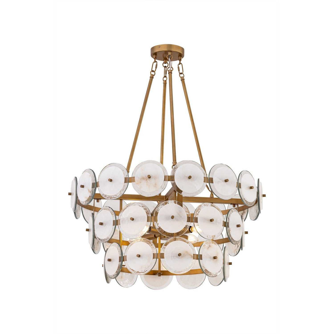 Kintrel Four Light Pendant in Legacy Brass Minka-Lavery