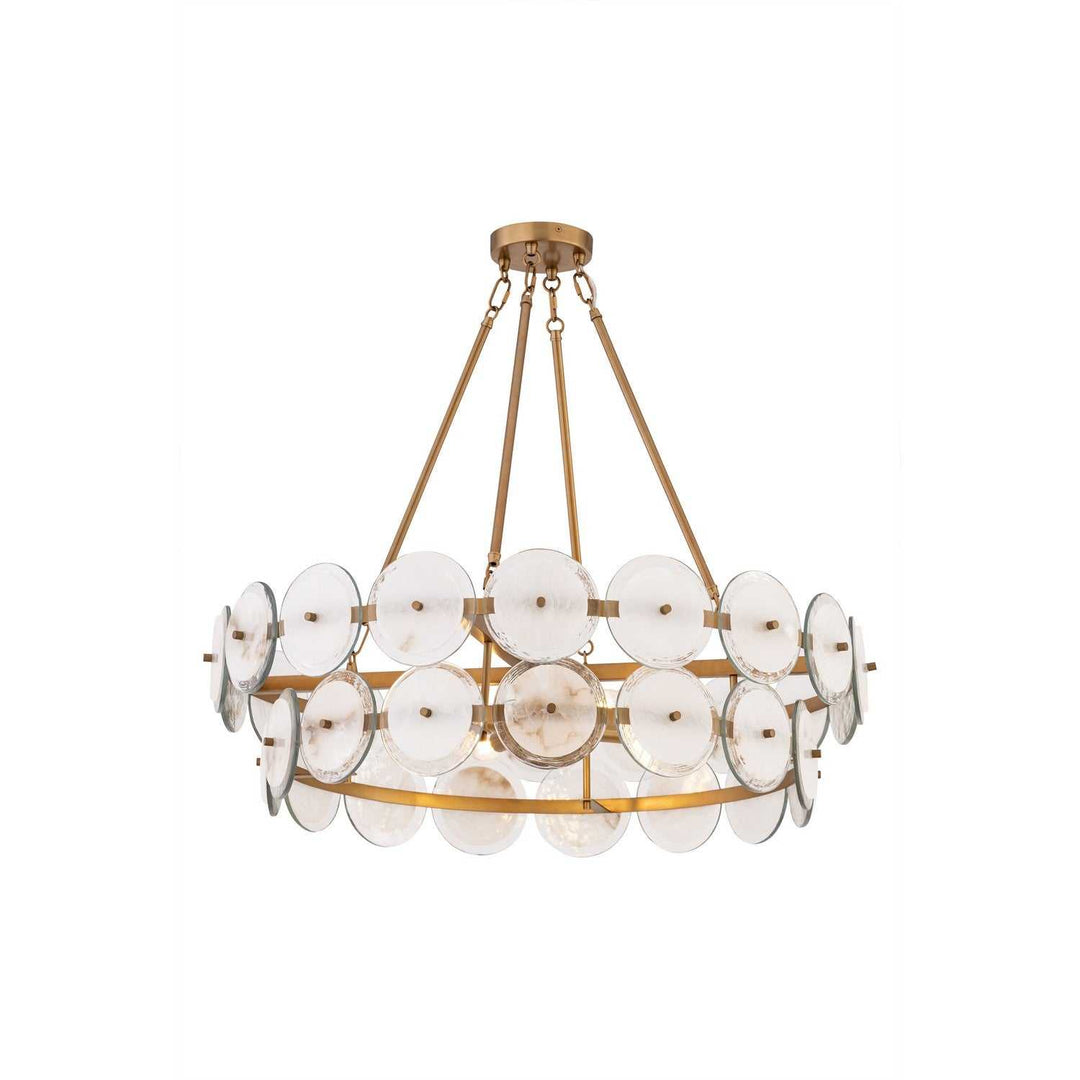 Kintrel Four Light Pendant in Legacy Brass Minka-Lavery