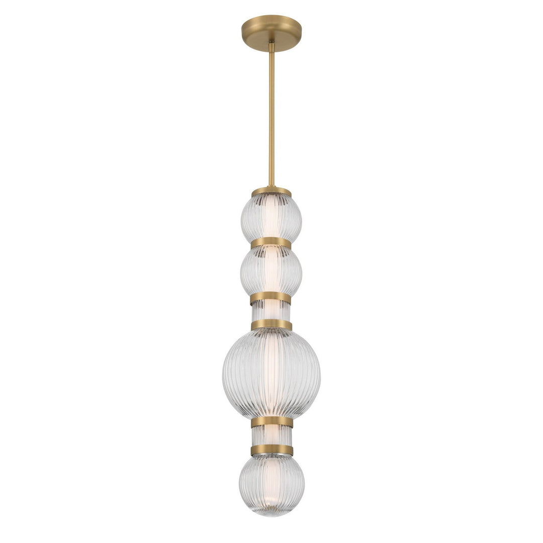 Cordel LED Mini Pendant in Legacy Brass Minka-Lavery