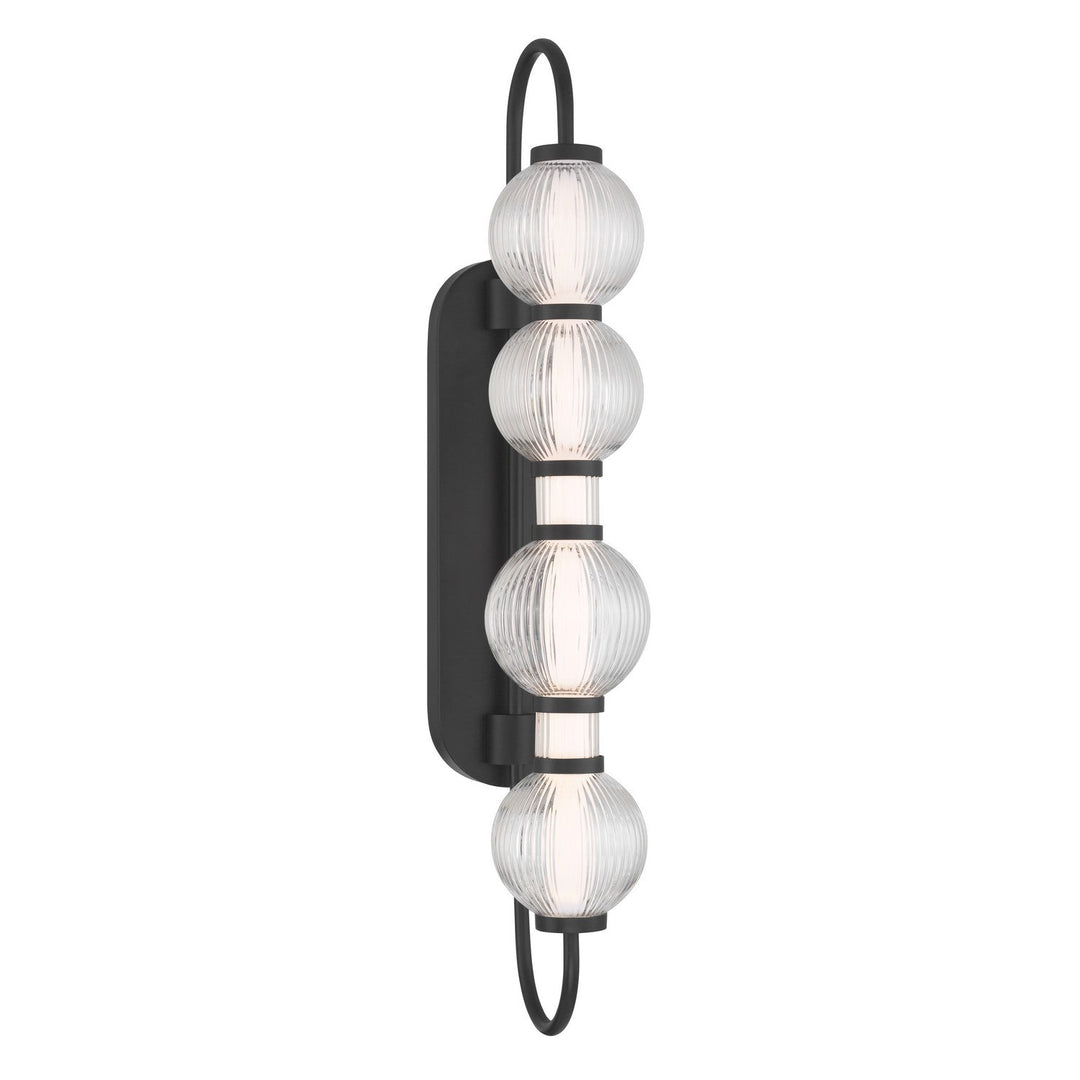 Cordel LED Wall Sconce in Dark Matte Black Minka-Lavery