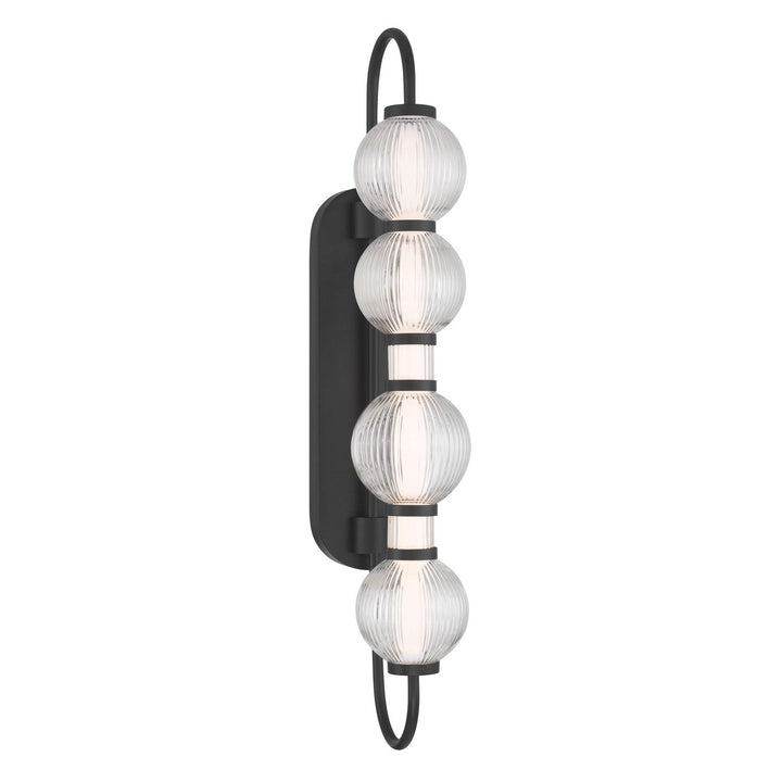 Cordel LED Wall Sconce in Dark Matte Black Minka-Lavery