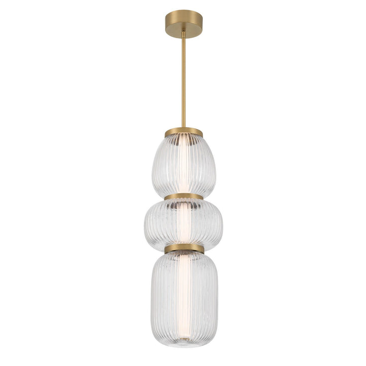 Cordel LED Mini Pendant in Legacy Brass Minka-Lavery