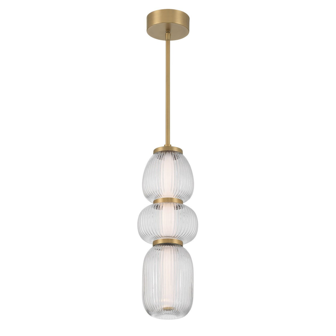 Cordel LED Mini Pendant in Legacy Brass Minka-Lavery