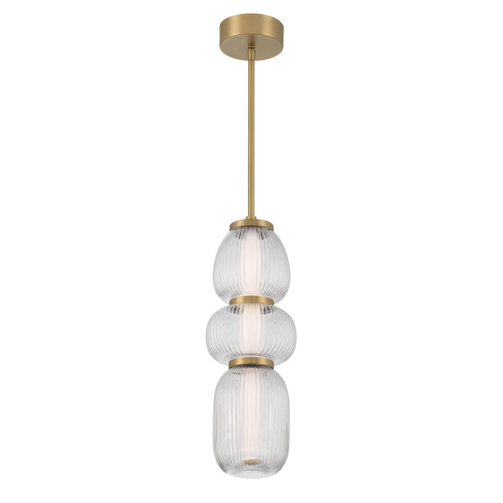 Cordel LED Mini Pendant in Legacy Brass Minka-Lavery