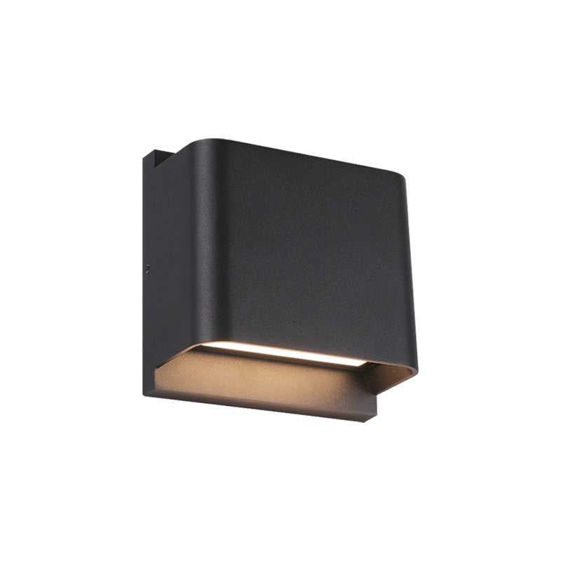 Matteo Canada - E21605MB - LED Outdoor Lantern - Notch - Matte Black