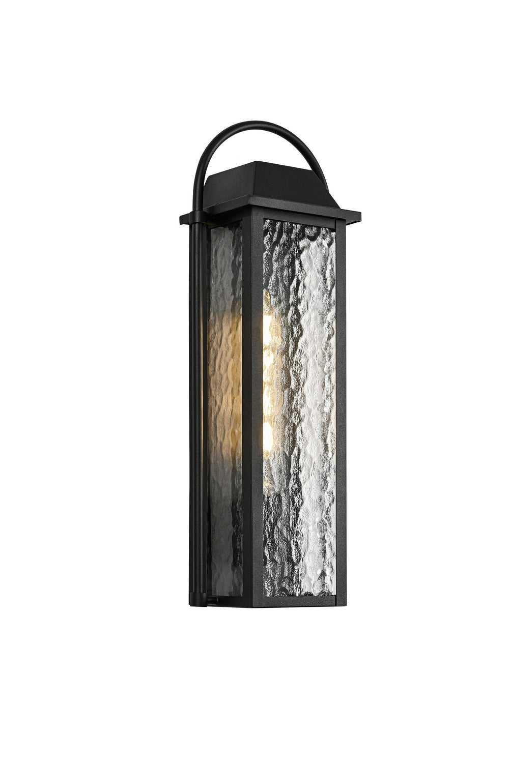 Matteo Canada - E22001MB - One Light Outdoor Lantern - Dew - Matte Black