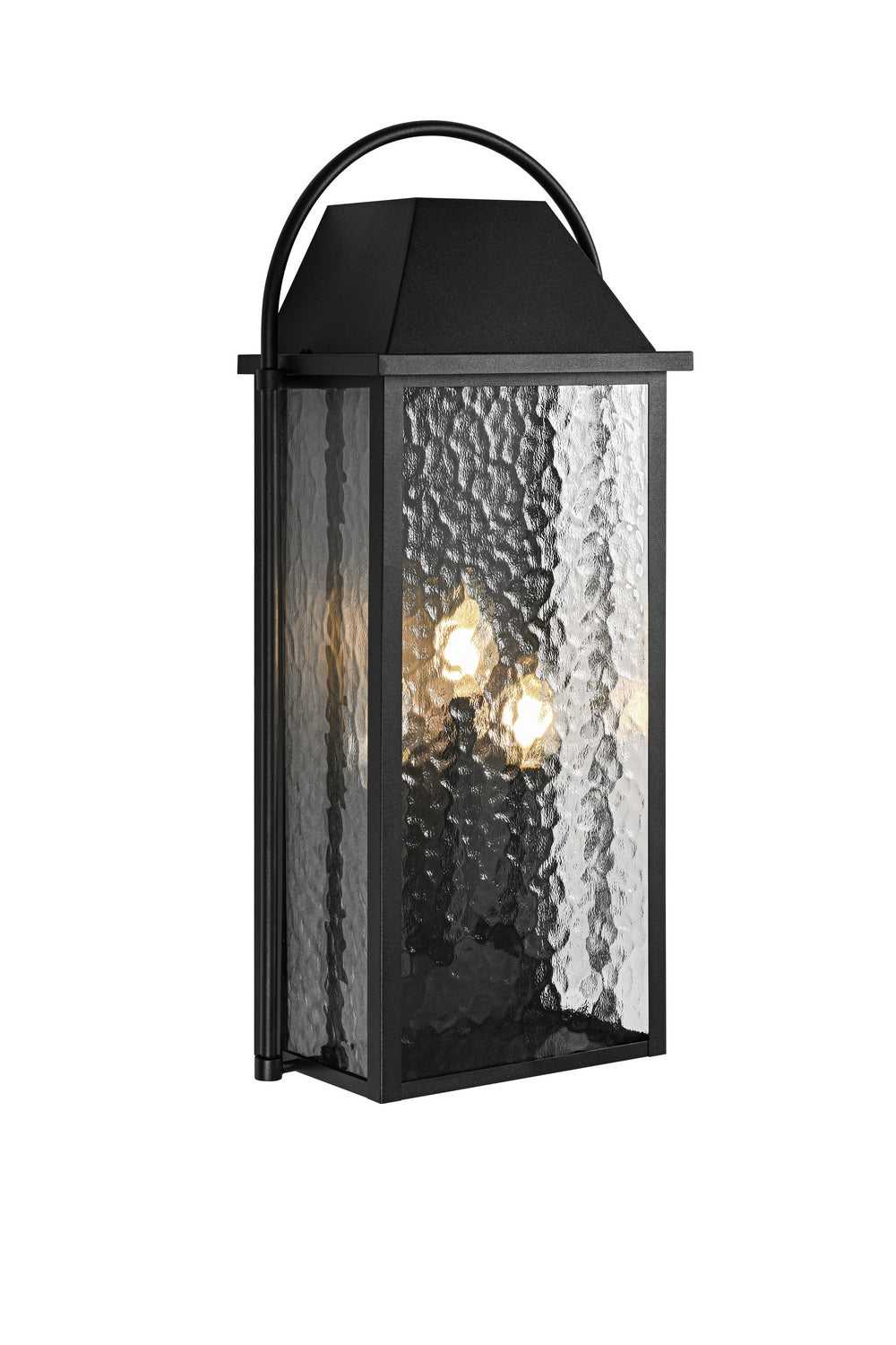 Matteo Canada - E22003MB - Three Light Outdoor Lantern - Dew - Matte Black