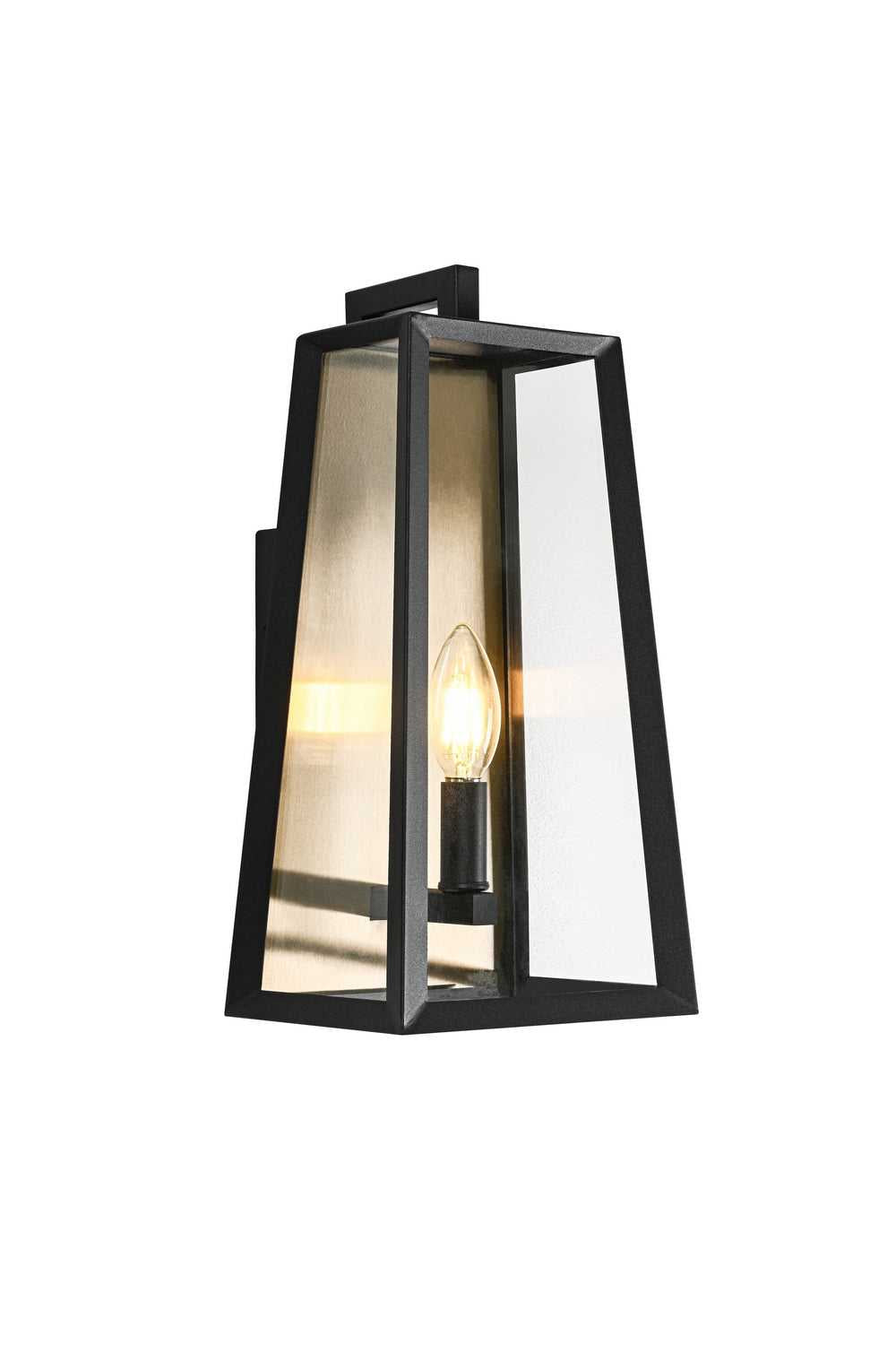 Matteo Canada - E22101MB - One Light Outdoor Lantern - Aviv - Matte Black