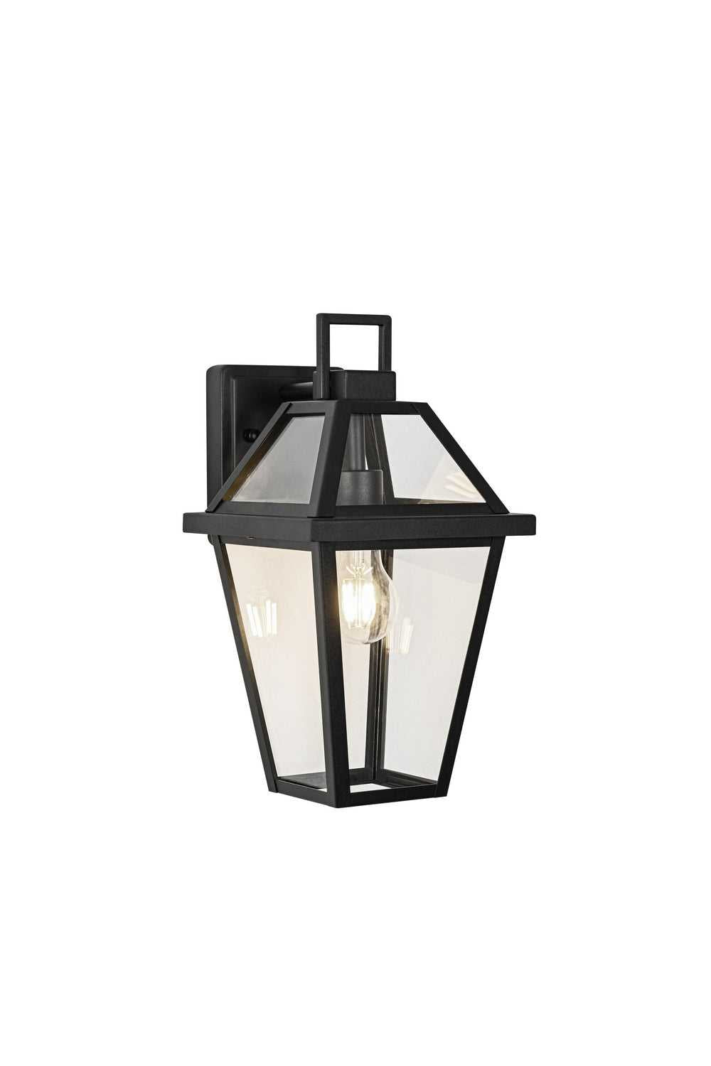 Matteo Canada - E22301MB - One Light Outdoor Lantern - Layla - Matte Black