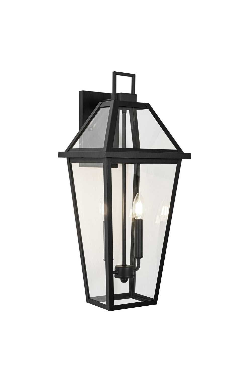 Matteo Canada - E22302MB - Two Light Outdoor Lantern - Layla - Matte Black
