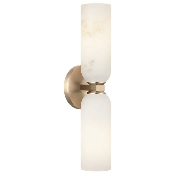 Jules Two Light Wall Sconce in Champagne Gold Matteo Canada