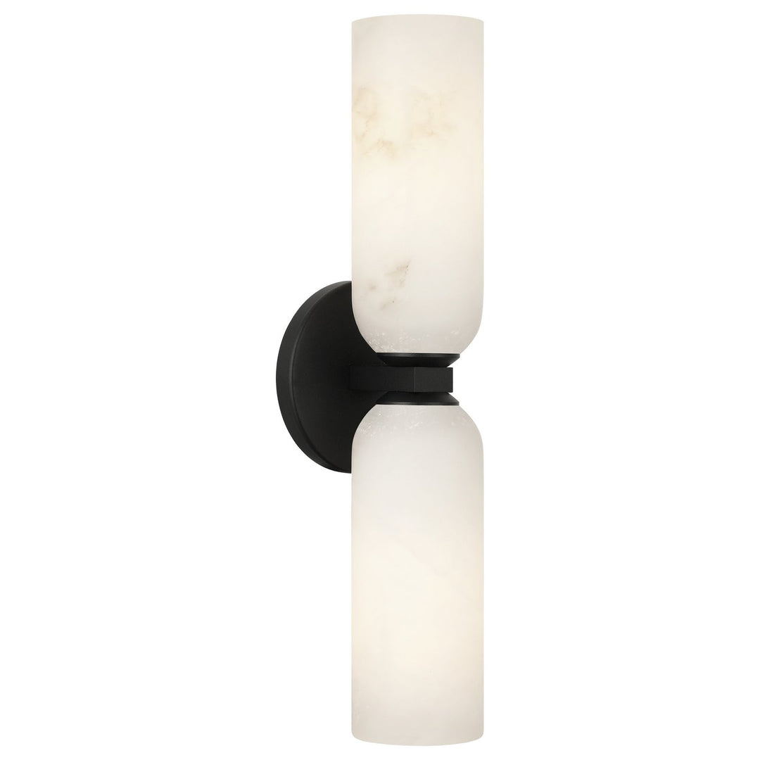 Jules Two Light Wall Sconce in Matte Black Matteo Canada