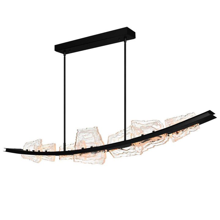 Arcus LED Chandelier in Black CWI Lighting Canada