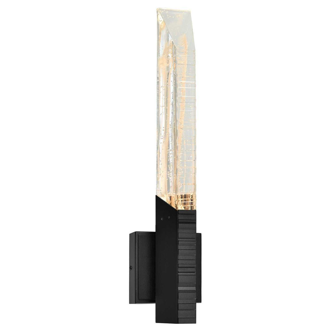 Petra LED Wall Sconce in Sand Black CWI Lighting Canada