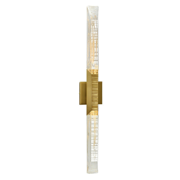 Petra LED Vanity in Brass CWI Lighting Canada