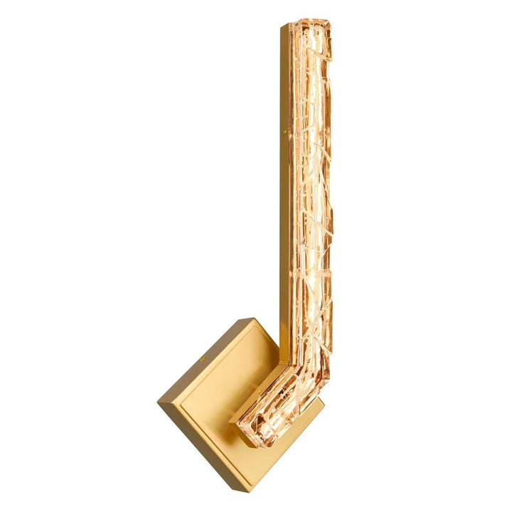Contour LED Wall Sconce in Brass CWI Lighting Canada