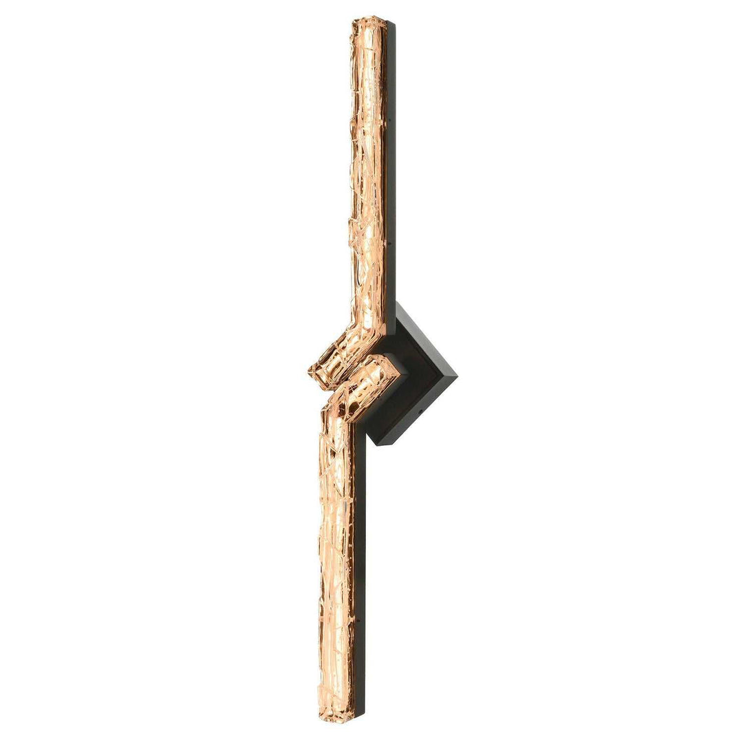 Contour LED Wall Sconce in Sand Black CWI Lighting Canada