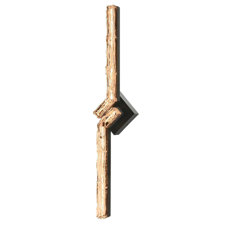 Contour LED Wall Sconce in Sand Black CWI Lighting Canada