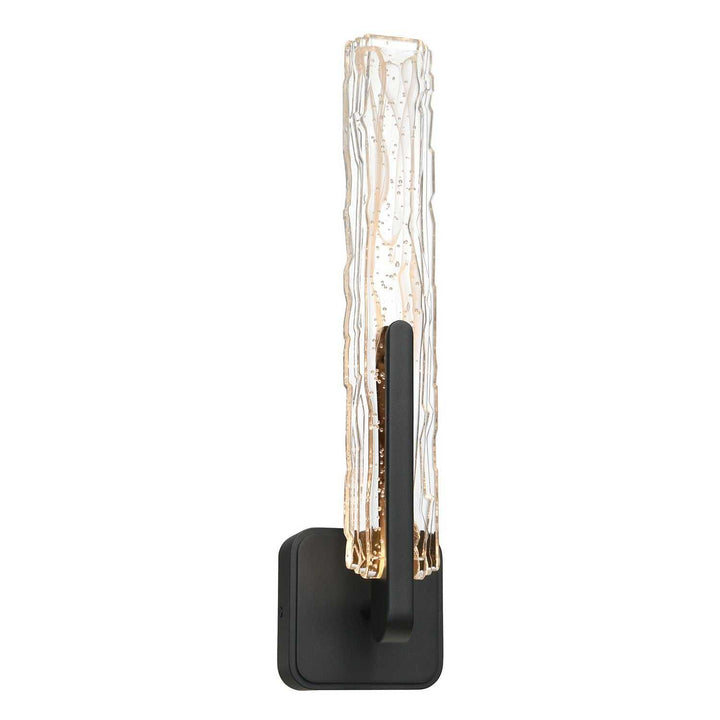 Curva LED Wall Sconce in Sand Black CWI Lighting Canada