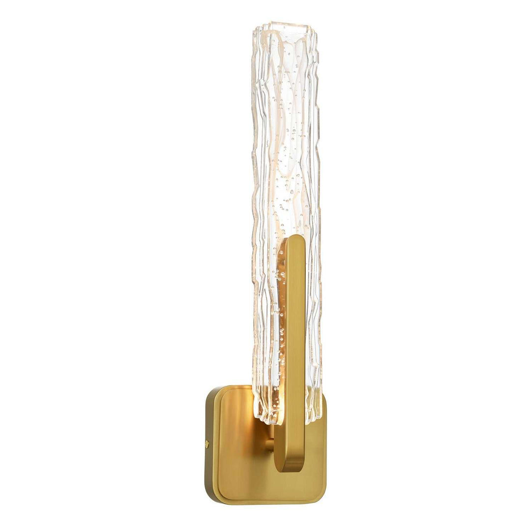 Curva LED Wall Sconce in Brass CWI Lighting Canada