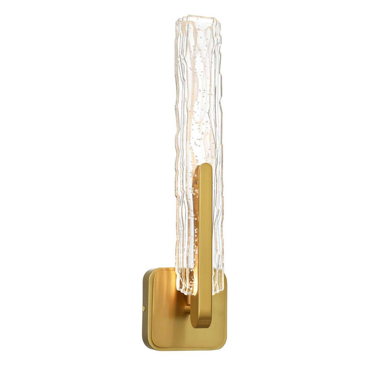 Curva LED Wall Sconce in Brass CWI Lighting Canada