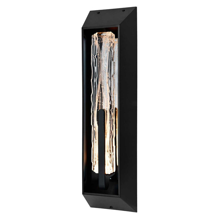 Curva LED Outdoor Wall Mount in Sand Black CWI Lighting Canada