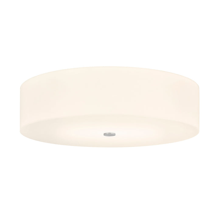 Justice Designs - ACR-9733-OPAL-NCKL - Six Light Flush-Mount - Acryluxe - Brushed Nickel